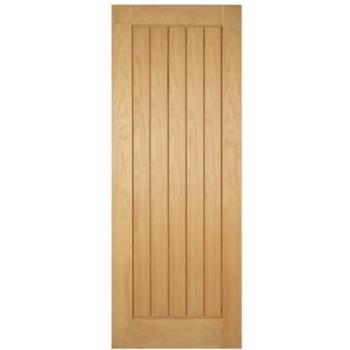 Mexicano Unfinished Oak Door - 2032mm x 813mm x 35mm (80 x 32)