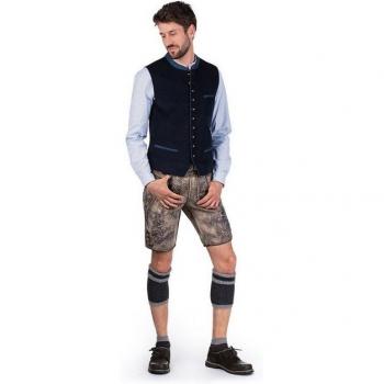 MarJo Trachten Cordweste NICO - Marine/Jeans für Herren