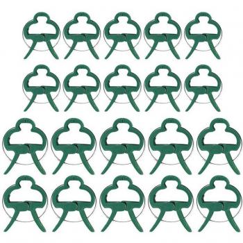 Fixations Murales Réutilisables Plantes 20pcs