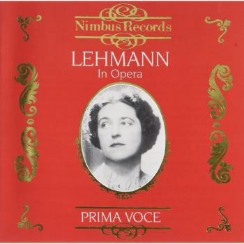 Operatic Arias Volume I – Lotte Lehmann
