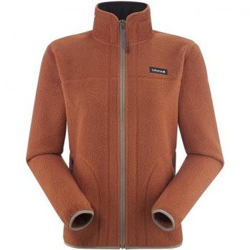Copertura polare Lafuma Maury Sherpa a cerniera completa marrone donna