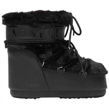 Bottes après-ski Moon Boot Fausse Fourrure Noires 39/41