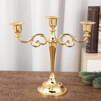 Candelabro Dorado Brillante