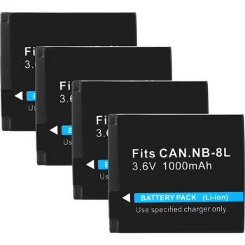 Canon PowerShot NB-8L 1000mAh Rechargeable Battery for A3300