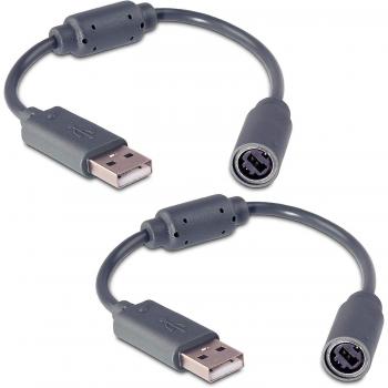 Cables Breakaway USB para Controlador Xbox 360 - Pack de 2