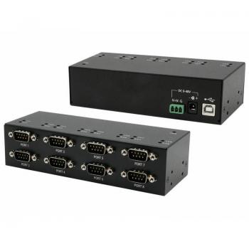 EXSYS GmbH USB 2.0 zu 8S-232, Metallgehäuse (EX-13078HM)