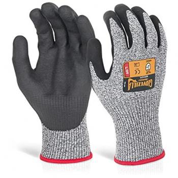Beeswift Nitrile Palm Coated Glovezilla 2XL Grey