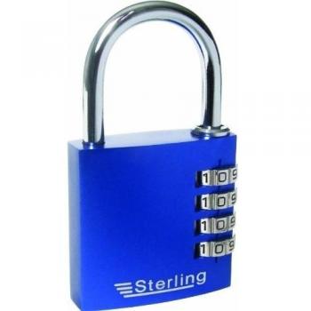 Combo Candado 30 mm Sterling – Tríptico Anodizado