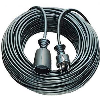 Rallonge électrique intérieure 5 m – Câble H05VV-F 3 G1,5 Noir
