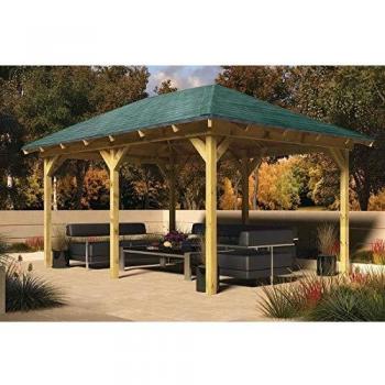 Karibu Pavillon »Mailand«, BxT: 345x485 cm