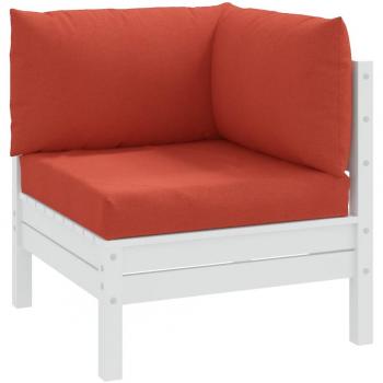 Cuscini per Pallet 3 pz Rosso Vino Mélange in Tessuto Vidaxl 124291