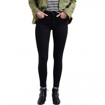 Levi's 720 Džínsy vysoký pás čierny super skinny
