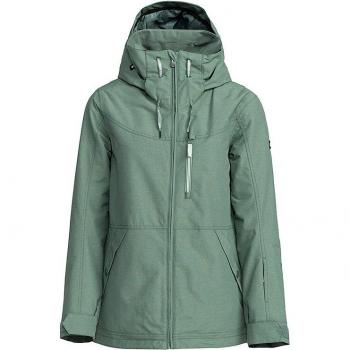 Chaqueta de Nieve Roxy Presence Parka Mujer Verde Oscuro