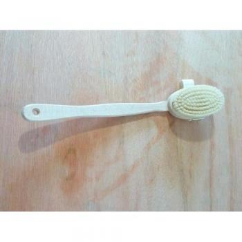 Brosse de Bain Écologique avec Manche en Bois