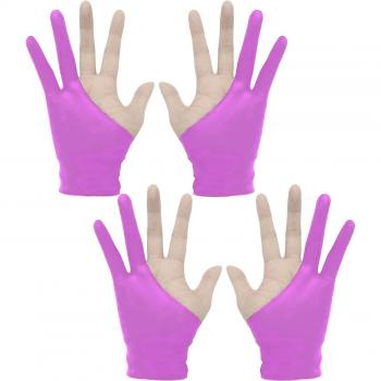 2-Pair Artist Gloves (Size S/M) - 2-Finger Drawing Gloves for Graphic Tablets, Anti-Fouling, Left & Right Hand