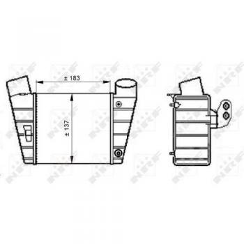 NRF Ladeluftkühler für Audi A3 und Seat Leon