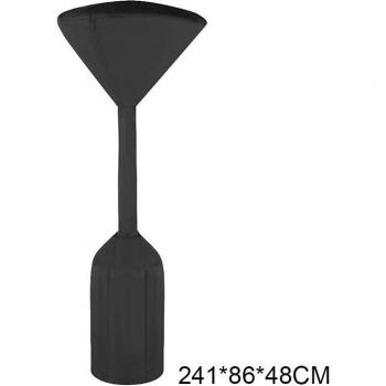 Heavy Duty 210D Waterproof Black Patio Heater Cover with UV Protection