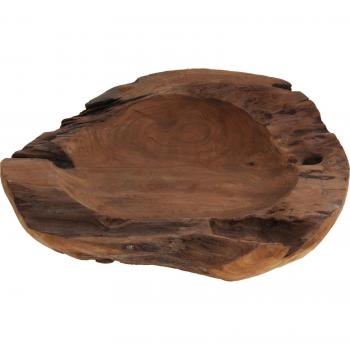Raw Teak Centerpiece Bowl