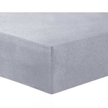 Drap Housse Vision Flanelle – 160 × 200 cm – Gris