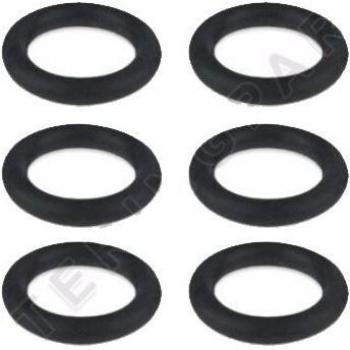 Paquete de 6 Anillos de Silicona Café para Máquina - 8.84x5.28x1.78mm