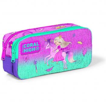 Princess Unicorn Light Pink Pencil Case