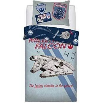 Falcon Striped Single Duvet Cover – Star Wars Edition