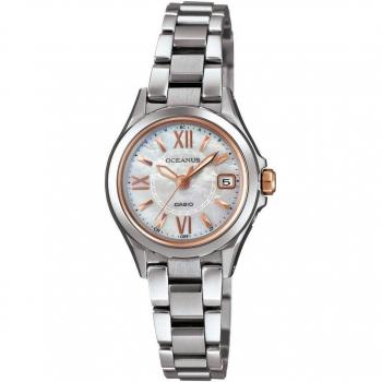 Casio Oceanus Reloj Solar con Radio y Acero Plateado OCW‑70PJ‑7A2JF