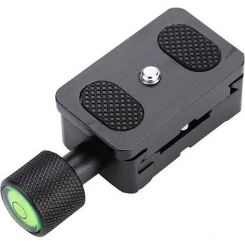 QuickQR 1/4 K30 – Soporte Metálico para Trípode Esférico y Accesorios Fotográficos