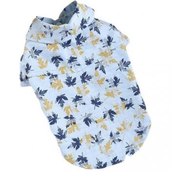 Estampado Verde Hoja Camiseta Perro y Gato
