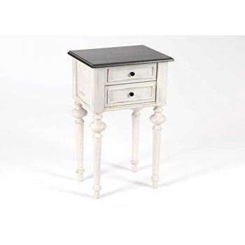 Table de nuit HERMIONE en bois blanc