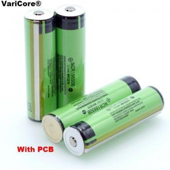 Pile 18650 originale sécurisée avec PCB – Batterie rechargeable 3400 mAh