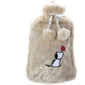 BIGGDESIGN Wärmflasche BiggDesign Hunde Wärmflasche, 2L, Beige