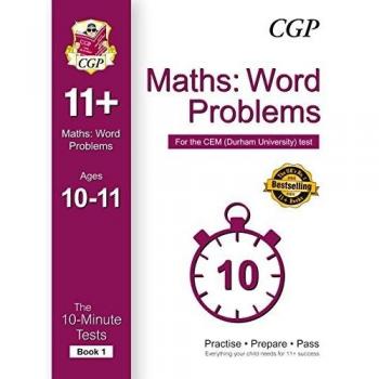 10-Minute Tests For 11+ Maths: Word Problems (Ages 10-11) - Cem Test (Paperback)