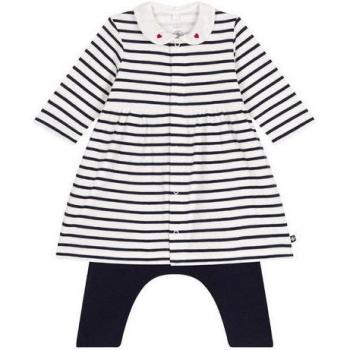 Leggings‑robe coton « Petit Bateau » bébé 6 M