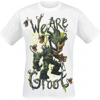 Marvel We Are Groot Venomized Groot T-Shirt - Men's White - S to 3XL