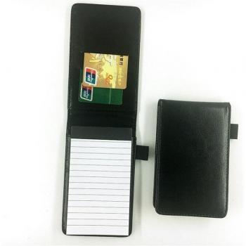 Mini PU Leather Notebook with Pen and Refills
