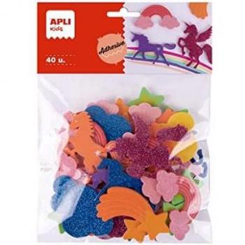 Autocollants Licorne en Mousse