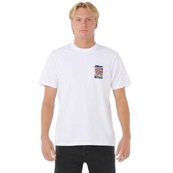 Rip Curl Surf Trip White S – Maglia funzionale a maniche corte