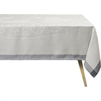 Le Jacquard Français Nappe Évasion Céleste 100% Lin Gris 175x320 cm