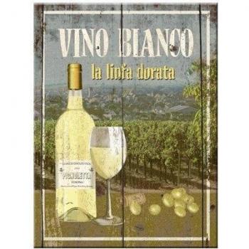 Nostalgischer Weinmagnet