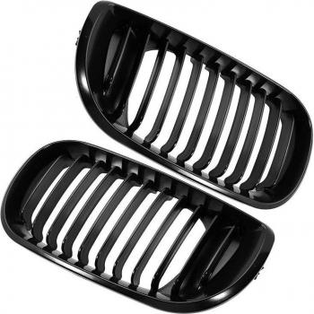 Grille avant noire mate pour BMW E46 2002-2005 318I 320I 323I 328I