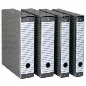 Registratori con custodia Esselte Protocollo 29,5x35 cm - dorso 8 grigio - G15 Delsoline 390715060