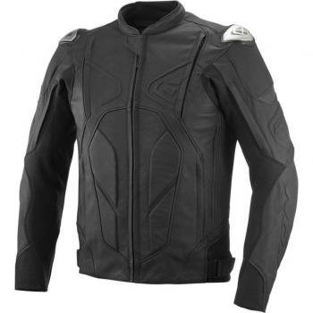 Ixon Rage Chaqueta de cuero para moto - Negro (S)