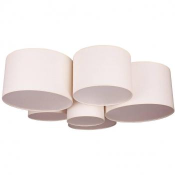 Euluna Lodge Beige 6-Light Ceiling Fixture