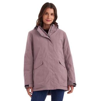 Killtec Damen Funktionsjacke – wasserdicht & atmungsaktiv – abnehmbare Kapuze – Gr. 48