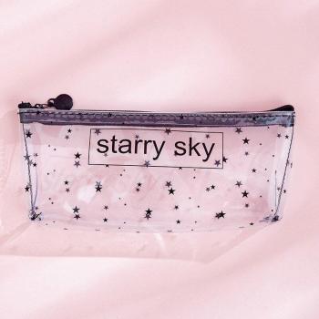 Large Capacity Transparent Pencil Box