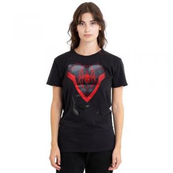 Black Miles Morales Spiderman Shirt – Women’s Large