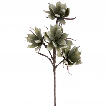 Fiori di Magnolia Sostituitivi – Set da 4, Altezza 95 cm, Verde