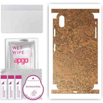 Estuche protectora APGO con diseño cobre oxidado para iPhone XS Max