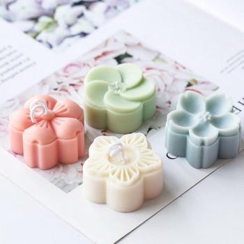 Silicona Floral 3D: Velas y Jabones